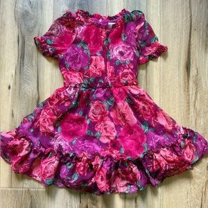 Wonder Nation Vibrant Floral Dress